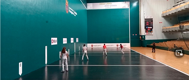 El Front&oacute;n Labrit acogi&oacute; las Finales Femeninas del Campeonato Navarro de Clubes